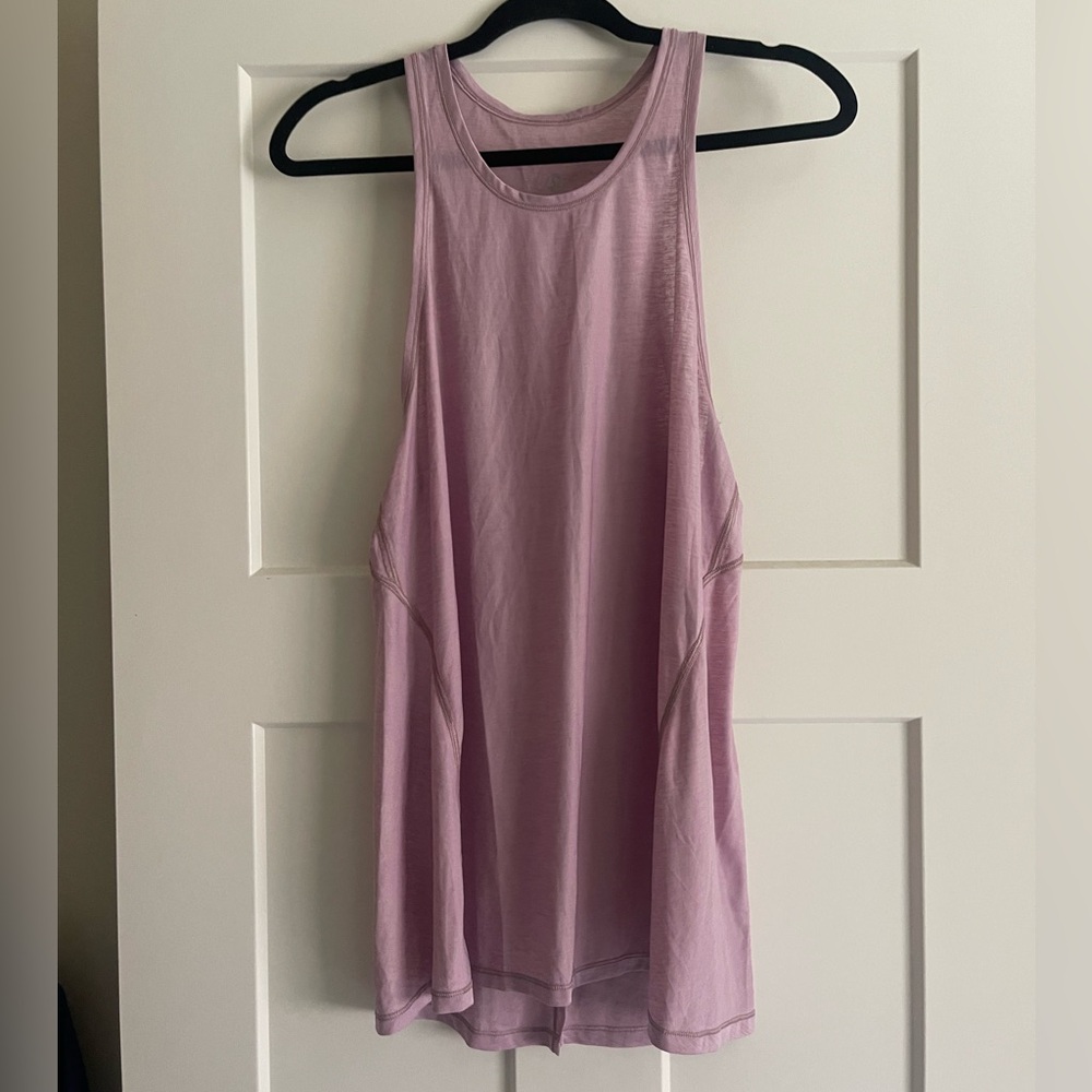 Lululemon pinkish purple tank top size 6